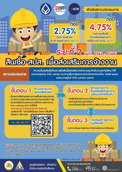 ประกันสังคม เร่งอัดเม็ดเงิน 30,000 ล้านบาท เสริมสภาพคล่องการจ้างงานช่วงโควิด