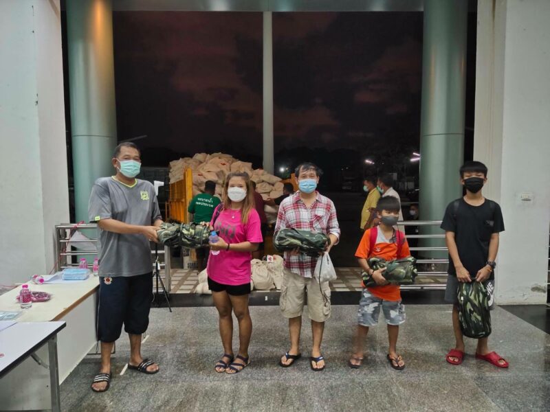 ศูนย์พักพิงชั่วคราวกรุงเทพ จากเหตุระเบิดไฟไหม้ติดต่อ