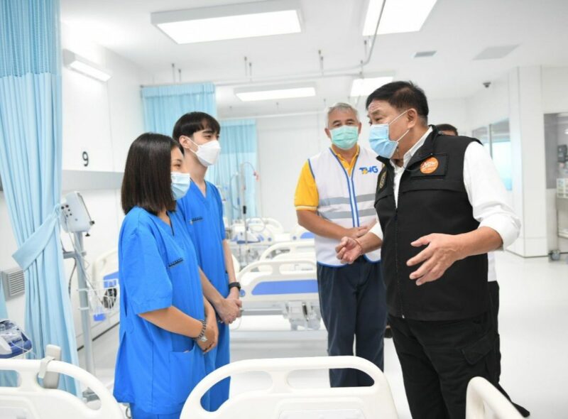 เปิด “Modular ICU 2” รองรับผู้ป่วยโควิดกลุ่มสีแดง ใน กทม.