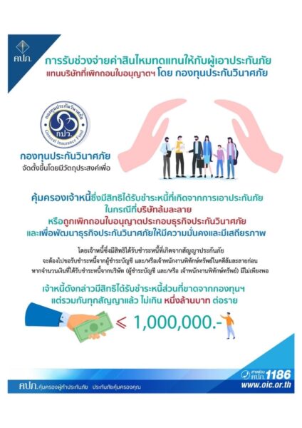 เปิดแนวทางช่วยผู้เอาประกันภัย "เอเชียประกันภัย" ถูกสั่งเพิกถอนใบอนุญาต เหตุมีหนี้เกินทรัพย์สิน