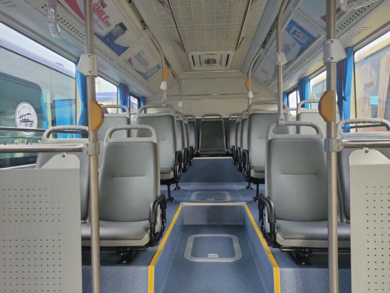 ไทยสมายด์บัส เตรียมเปิดใช้ “E-Bus” รถบัสพลังงานไฟฟ้า 10 เส้นทาง เดือน ต.ค.