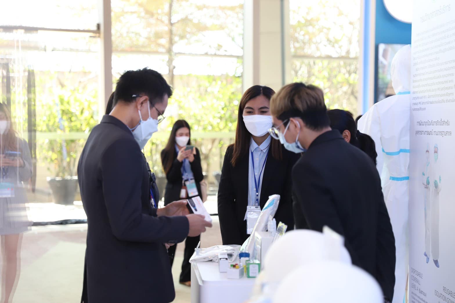 วศ.นำผลงานชุด PPE จัดแสดงในงาน Thailand International Health Expo 2022 มหกรรมแสดงศักยภาพด้านการแพทย์และสาธารณสุขของไทย