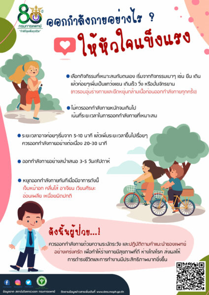 ออกกำลังกาย หัวใจแข็งแรง