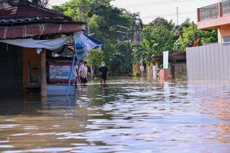 พายุมู่หลาย โรคอุจจาระร่วง โรคฉี่หนู