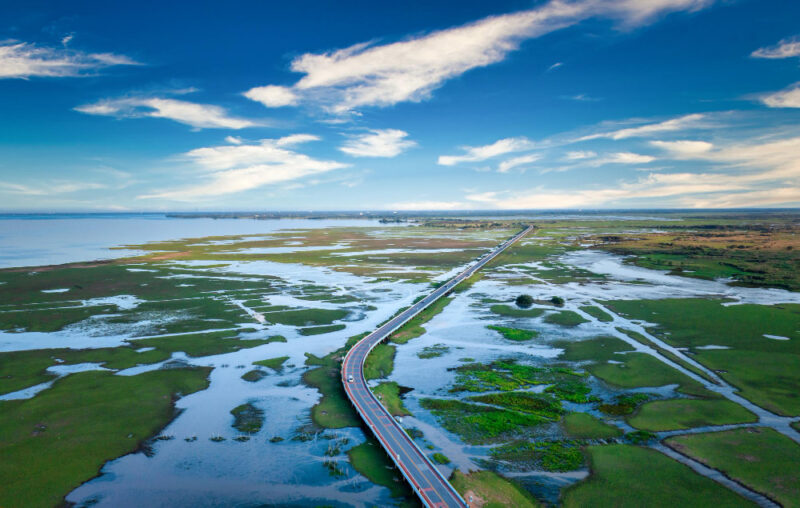 สะพานข้ามทะเลสาบสงขลา สะพานเชื่อมเกาะลันตา