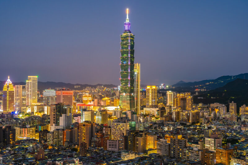 ตึกไทเป 101 (Taipei 101 : 台北 101) เมืองไทเป เดินทางยังไง