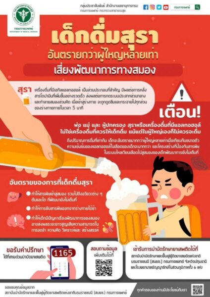 เด็ก ดื่มแอลกอฮอล์
