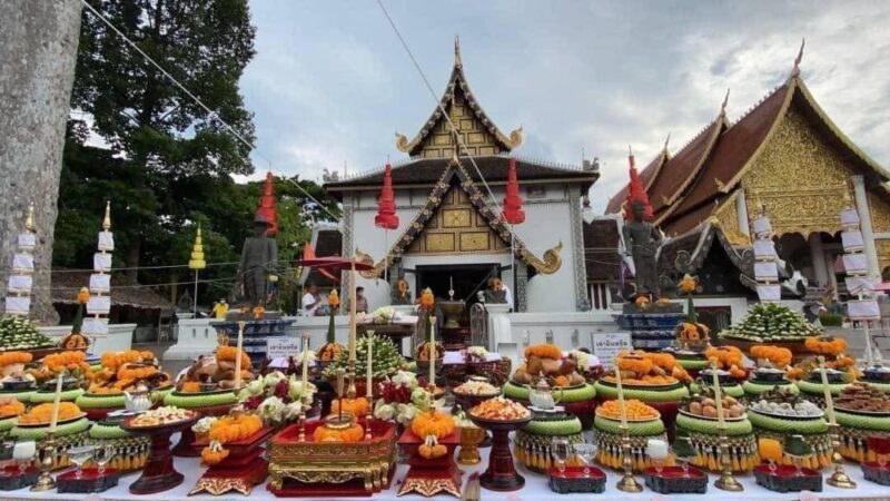 งานใส่ขันดอก บูชาเสาอินทขิล วัดเจดีย์หลวง จัดวันไหน ทำบุญที่ไหน เช็กเลย!