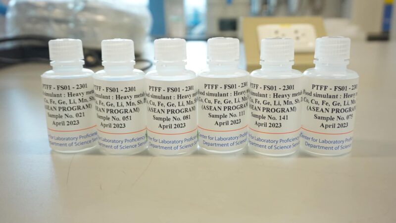 วศ. จัดกิจกรรมทดสอบความชำนาญห้องปฏิบัติการ สาขาอาหารรายการ Heavy metals (Ba, Co, Cu, Fe, Ge, Li, Mn, Sb, Zn) in Food Simulant (ASEAN PROGRAM)