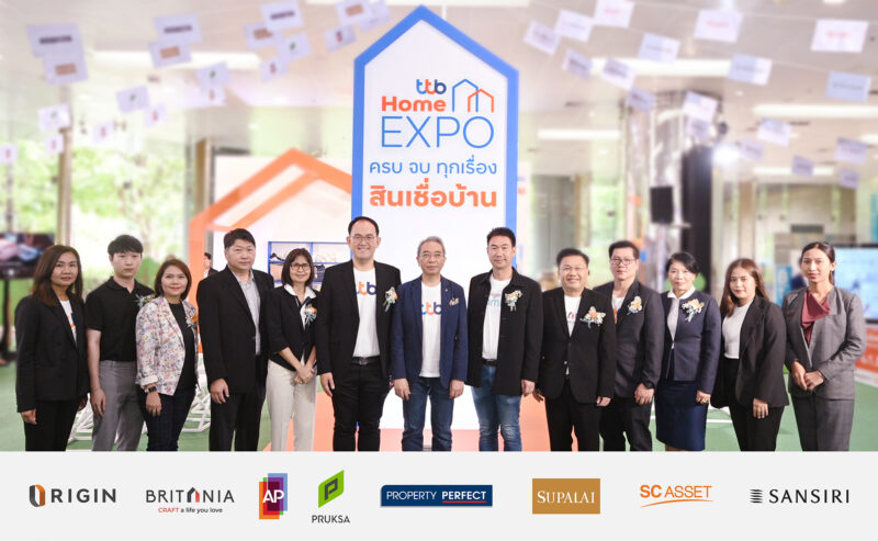 “ttb I Home EXPO 2023 ครบ จบ ทุกเรื่อง สินเชื่อบ้าน”อัดโปรแรงดอกเบี้ยคงที่ ปีแรก 2.75%ต่อปี พร้อมส่วนลดเพิ่มสูงสุด 2 ล้านบาท