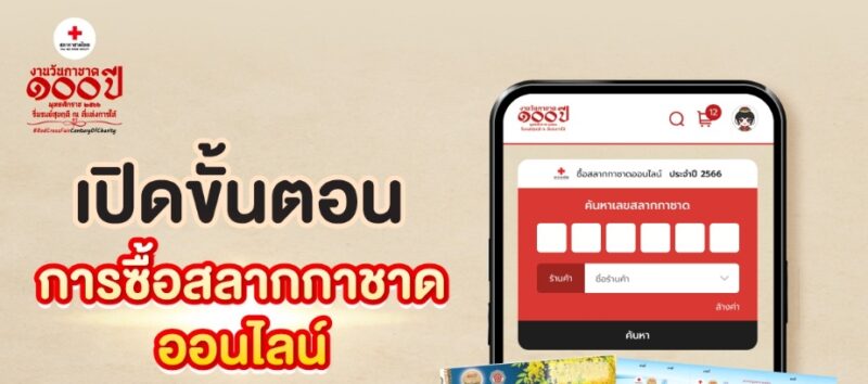 How To ซื้อสลากกาชาดออนไลน์ 2566