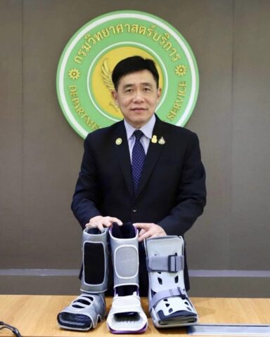 รัฐมนตรี “ศุภมาส” ให้ วศ.อว. ผลักดันผลิตภัณฑ์นวัตกรรม ล่าสุด “เฝือกขาจากยางพารา (Bio-Slab)” ขึ้นบัญชีนวัตกรรมไทยสำเร็จแล้ว