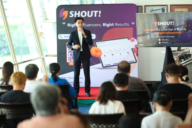 SHOUT! แพลตฟอร์มใหม่ด้าน อินฟลู-คอมเมิร์ช ครบวงจร