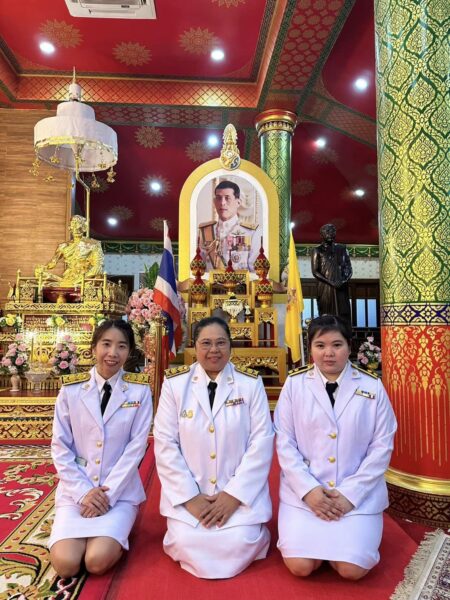 วศ.อว. ร่วมพิธีเจริญพระพุทธมนต์และเจริญจิตภาวนา ถวายพระพรชัยมงคลแด่ พระบาทสมเด็จพระเจ้าอยู่หัว เนื่องในโอกาสมหามงคลเฉลิมพระชนมพรรษา 6 รอบ 28 กรกฎาคม 2567 และเนื่องในโอกาสวันคล้ายวันประสูติ สมเด็จพระเจ้าลูกยาเธอ เจ้าฟ้าทีปังกรรัศมีโชติ มหาวชิโรตตมางกูร สิริวิบูลยราชกุมาร