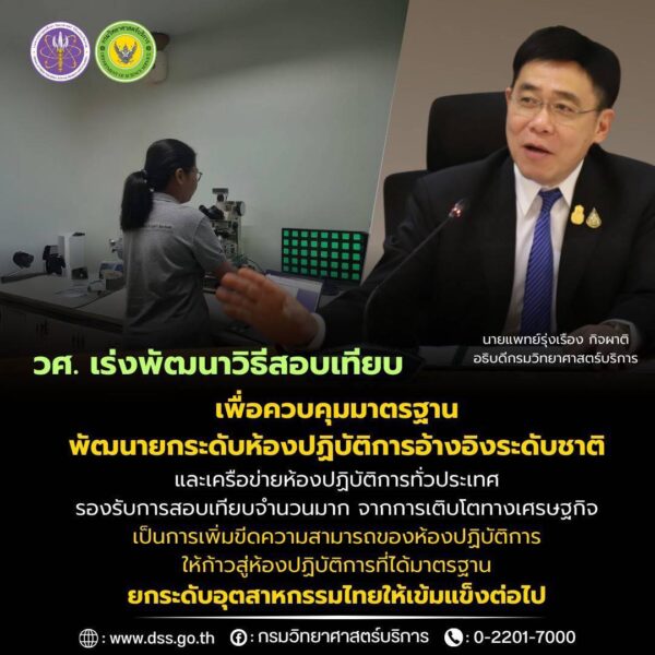 รมว. “ศุภมาส” ให้ วศ.อว. เสริมแกร่ง “อุตสาหกรรมเรือธง” ยกระดับคุณภาพและมาตรฐาน เพิ่มมูลค่ากว่า 1 หมื่นล้านบาท
