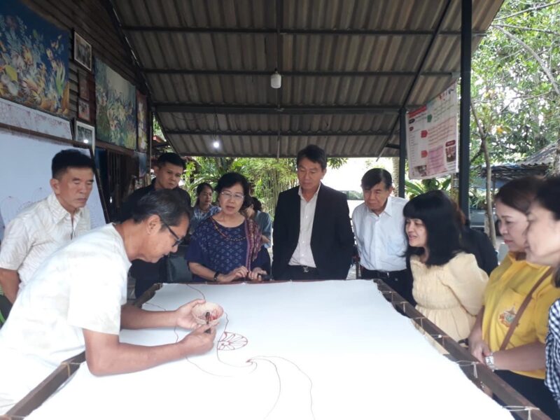 กรมวิทย์ฯ บริการ ต้อนรับ คณะกรรมการตรวจสอบและประเมินผล กระทรวง อว. ลงพื้นที่ติดตามผลการดำเนินงานโครงการพัฒนาผลิตภัณฑ์สินค้าชุมชน ณ จังหวัดสตูล