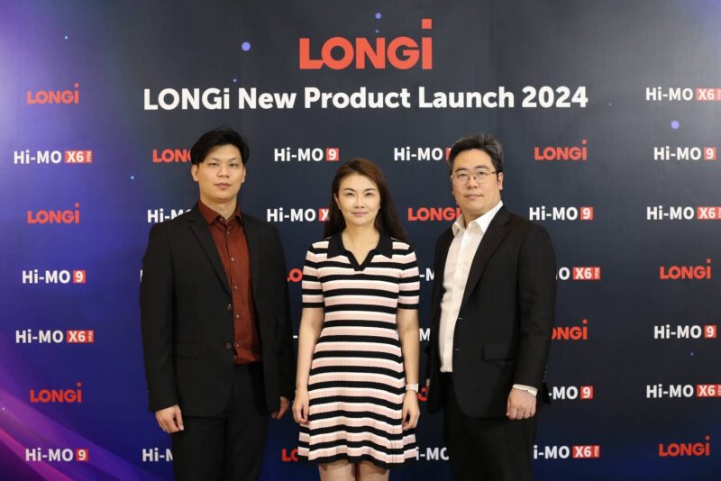‘ลอนจี’ เปิดตัว 2 โมดูลใหม่ สร้างปรากฏการณ์นวัตกรรมพลังงานแสงอาทิตย์ หลังทุบสถิติประสิทธิภาพการแปลงพลังงานสูงสุดของโลก พร้อมประกาศความร่วมมือเปิดตัวพาร์ทเนอร์สำคัญครั้งแรก หนุนไทยสู่ความยั่งยืนด้านพลังงาน