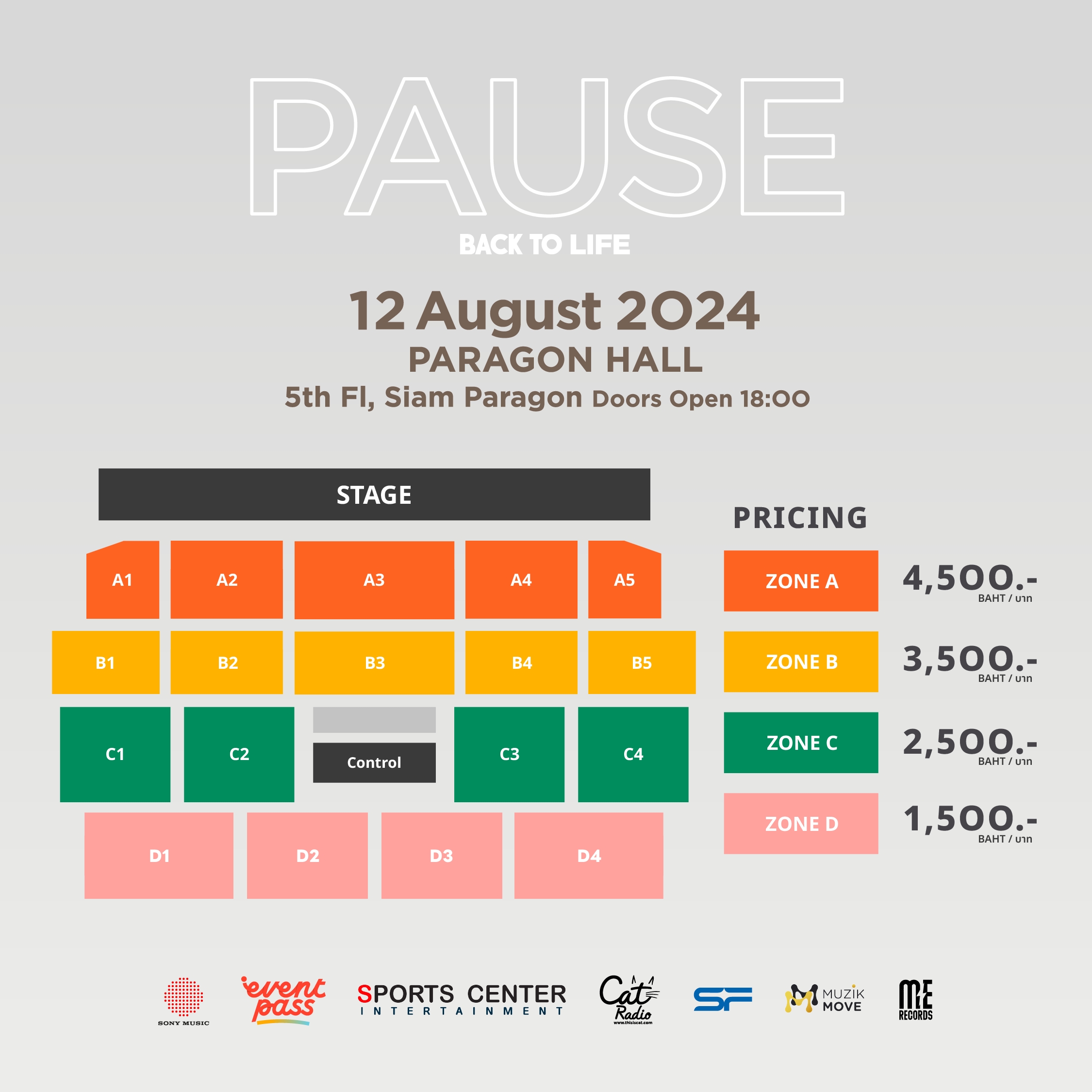 คอนเสิร์ต PAUSE - Back to Life จัดวันไหน และจองบัตรที่ไหน ?