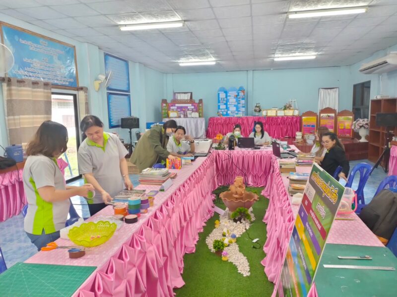 วศ.อว. ร่วมกับ กฟภ. เสริมห้องสมุดแหล่งการเรียนรู้อนุรักษ์พลังงานและสิ่งแวดล้อม รร.บ้านป่าซาง จ.ลำพูน