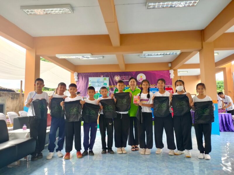 วศ.อว. ร่วมกับ กฟภ. เสริมห้องสมุดแหล่งการเรียนรู้อนุรักษ์พลังงานและสิ่งแวดล้อม รร.บ้านป่าซาง จ.ลำพูน