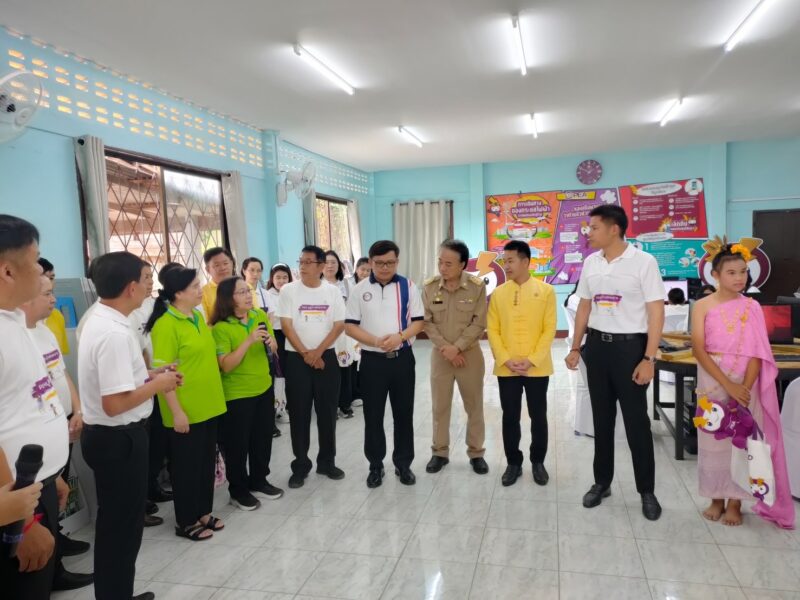 วศ.อว. ร่วมกับ กฟภ. เสริมห้องสมุดแหล่งการเรียนรู้อนุรักษ์พลังงานและสิ่งแวดล้อม รร.บ้านป่าซาง จ.ลำพูน