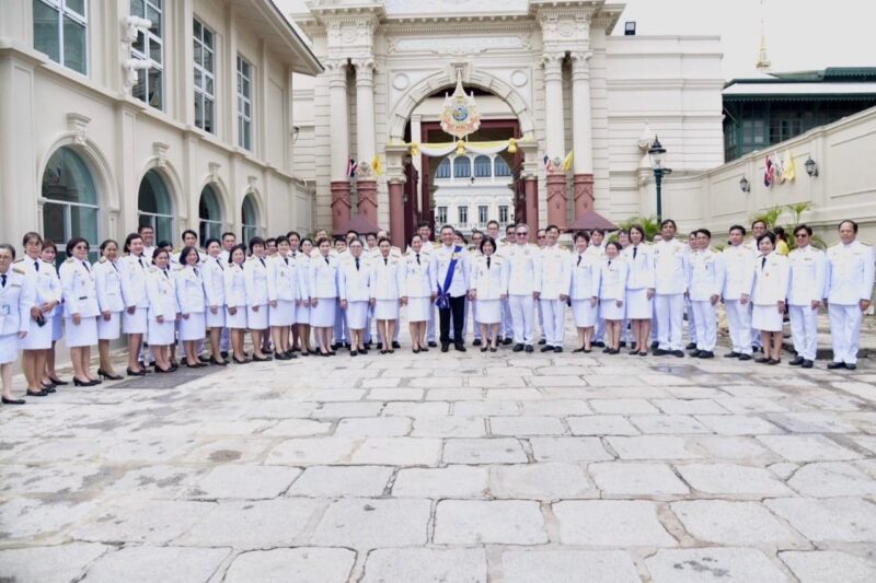 กรมวิทย์ฯ บริการ ร่วมพิธีทำบุญตักบาตรพระสงฆ์ ถวายสัตย์ปฏิญาณ พร้อมลงนามถวายพระพร เนื่องในโอกาสวันเฉลิมพระชนมพรรษาพระบาทสมเด็จพระเจ้าอยู่หัว 28 กรกฎาคม 2567