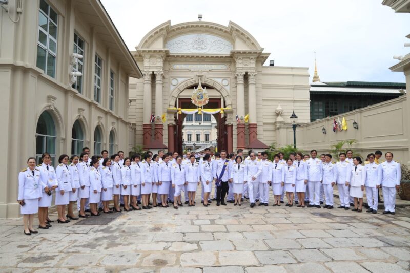 กรมวิทย์ฯ บริการ ร่วมพิธีทำบุญตักบาตรพระสงฆ์ ถวายสัตย์ปฏิญาณ พร้อมลงนามถวายพระพร เนื่องในโอกาสวันเฉลิมพระชนมพรรษาพระบาทสมเด็จพระเจ้าอยู่หัว 28 กรกฎาคม 2567