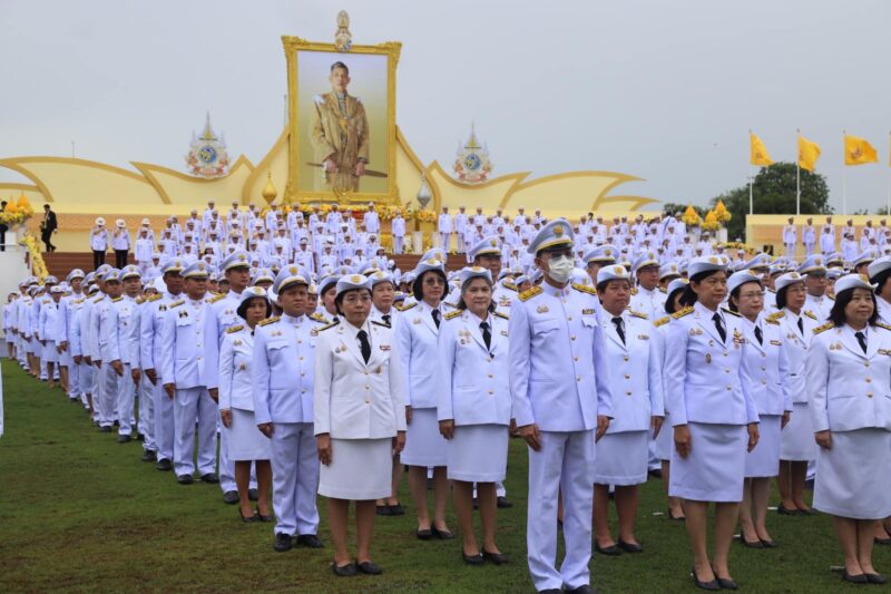 กรมวิทย์ฯ บริการ ร่วมพิธีทำบุญตักบาตรพระสงฆ์ ถวายสัตย์ปฏิญาณ พร้อมลงนามถวายพระพร เนื่องในโอกาสวันเฉลิมพระชนมพรรษาพระบาทสมเด็จพระเจ้าอยู่หัว 28 กรกฎาคม 2567