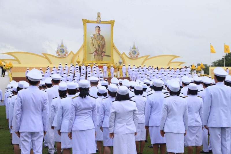 กรมวิทย์ฯ บริการ ร่วมพิธีทำบุญตักบาตรพระสงฆ์ ถวายสัตย์ปฏิญาณ พร้อมลงนามถวายพระพร เนื่องในโอกาสวันเฉลิมพระชนมพรรษาพระบาทสมเด็จพระเจ้าอยู่หัว 28 กรกฎาคม 2567