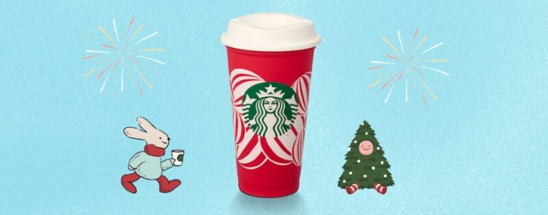 แก้วสตาร์บัค คริสต์มาส 2024 Christmas Reusable Cup เริ่มแจกวันไหน