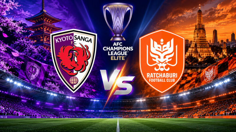 "เกียวโต ซังงะ พบ ราชบุรี" ดูบอลสดวันนี้ ACL Elite
